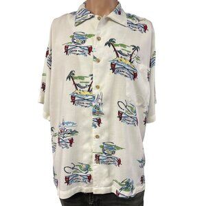 Bluewater Wear Men's Surf and Turf Button Down Shirt Size M - SKU 2006